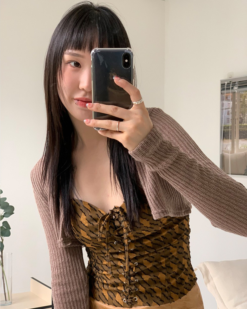 [MADE] Woody Corset Top