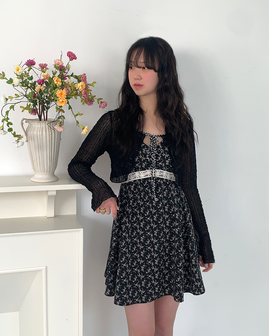 ﻿[MADE] Love Letter Lace Dress (Black)